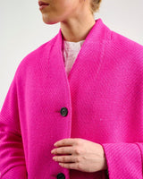 Oak Neon Pink on Pink Donegal Wool Coat