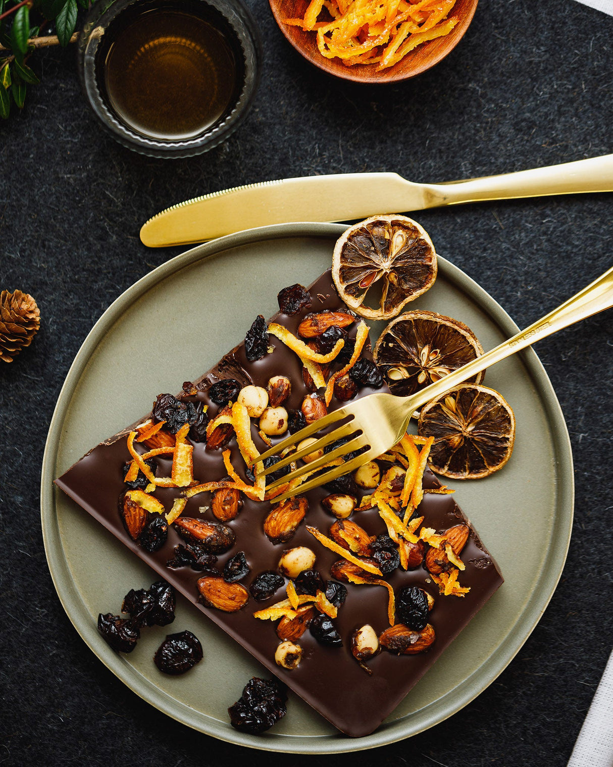 Bean and Goose Winter Nights Dark Chocolate Seasonal Sharing Slab
