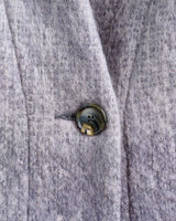 Ombre Grey Earth Brushed Mohair Coat