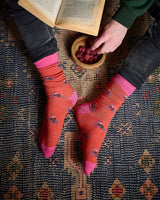 Orange & Pink Cyclist Socks
