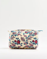 Orange Rose Quilted Cosmetic Bag