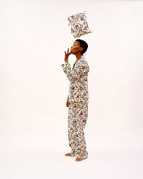 Orange Rose Cotton Pyjama Set
