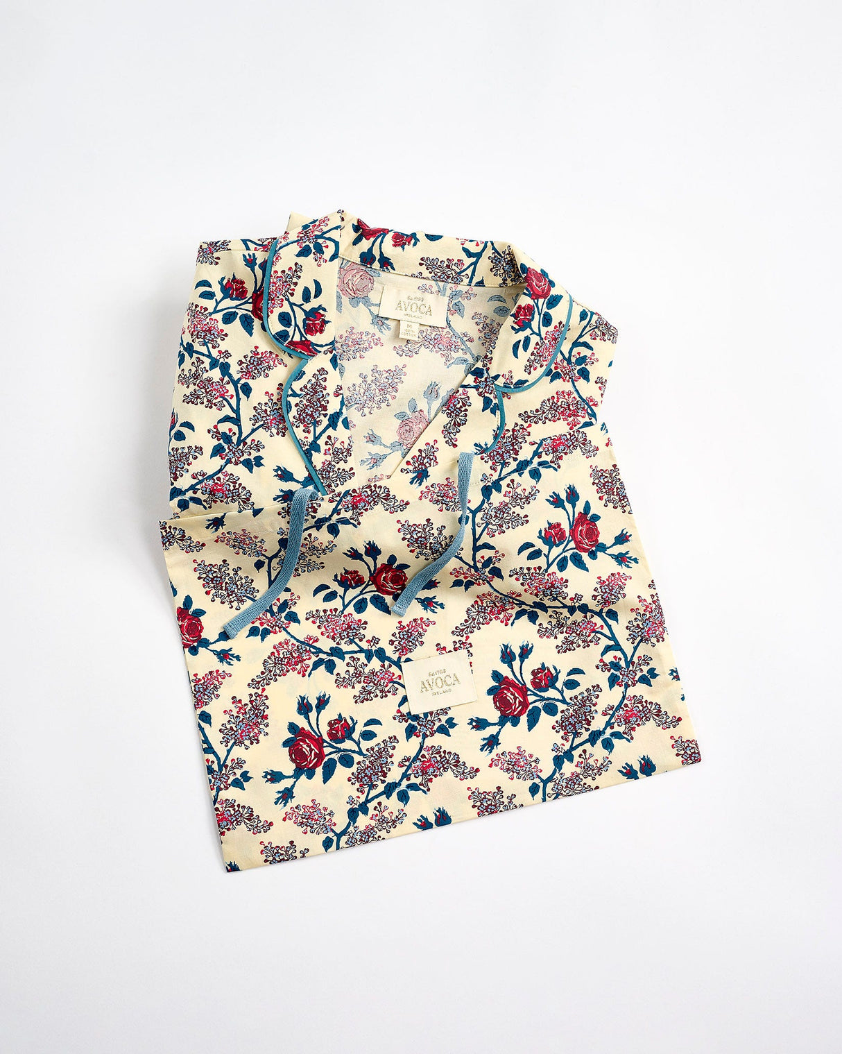 Orange Rose Cotton Pyjama Set