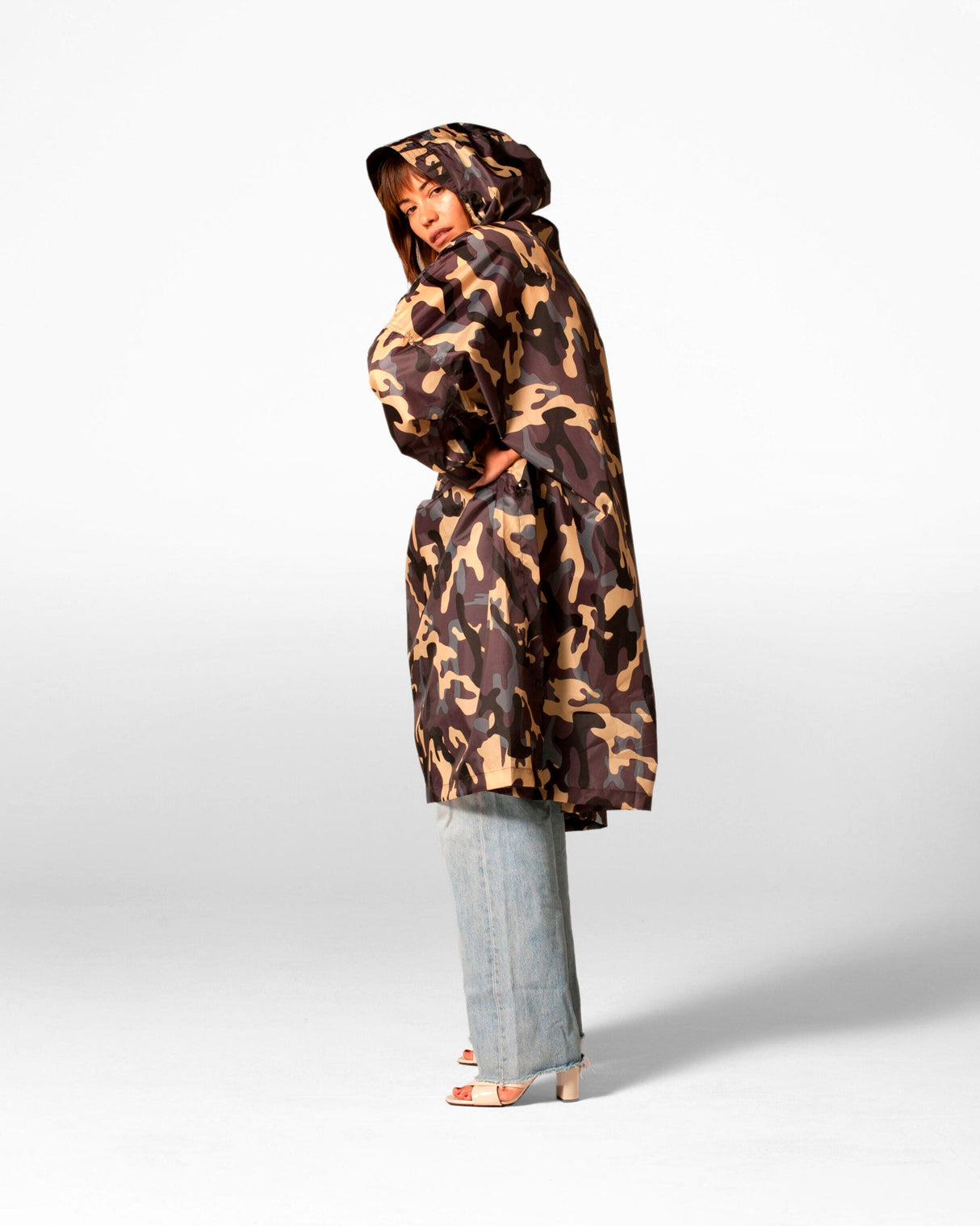Green-Camo-Waterproof-Poncho