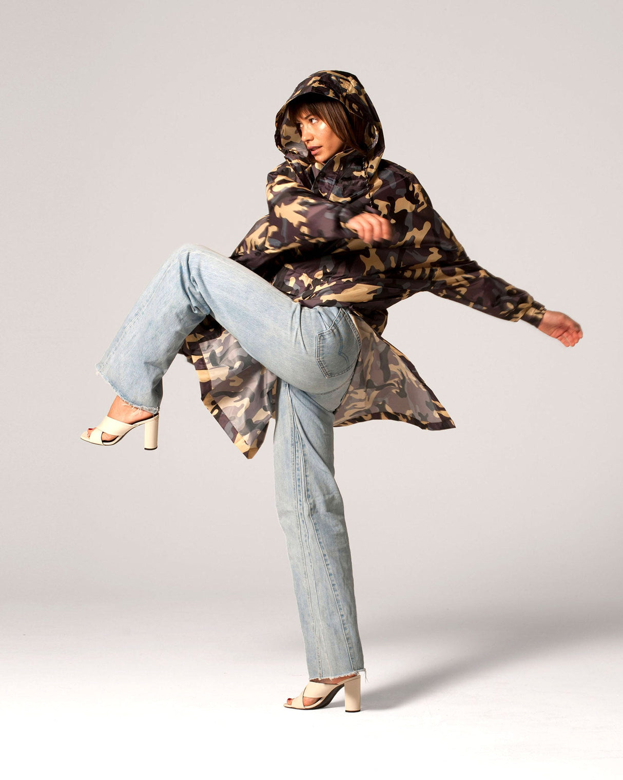 Green-Camo-Waterproof-Poncho