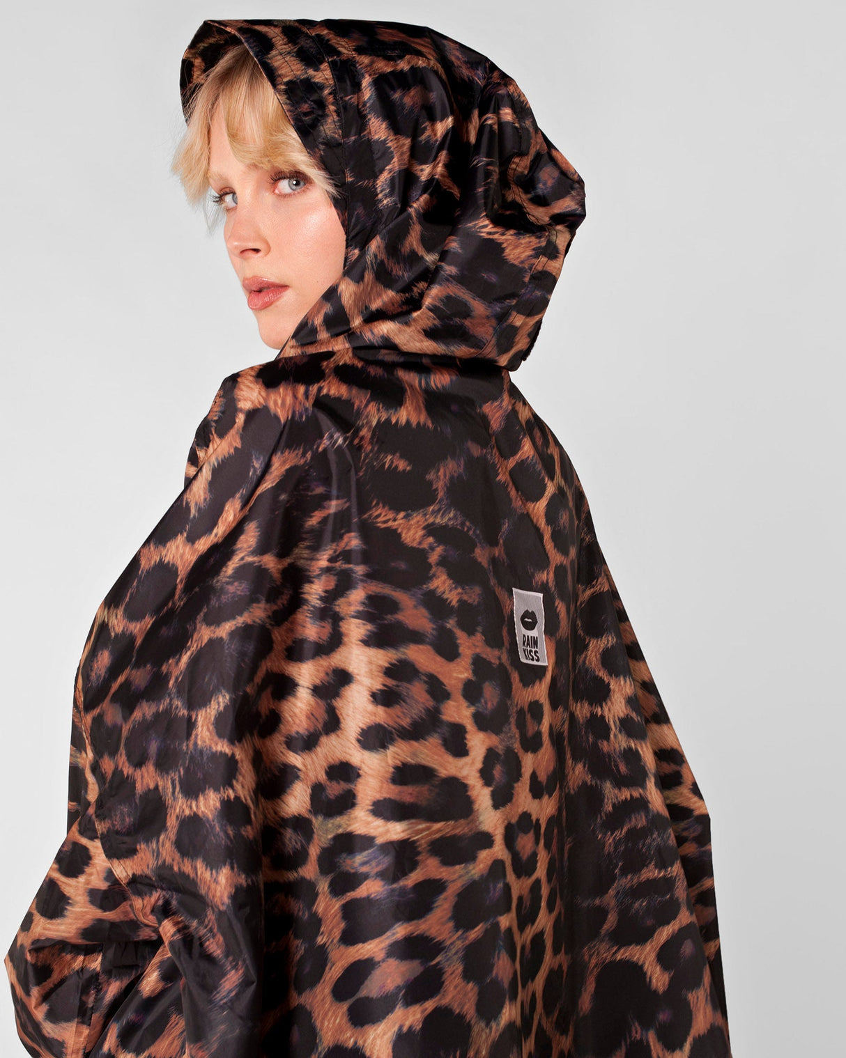 Dark Leopard Waterproof Poncho
