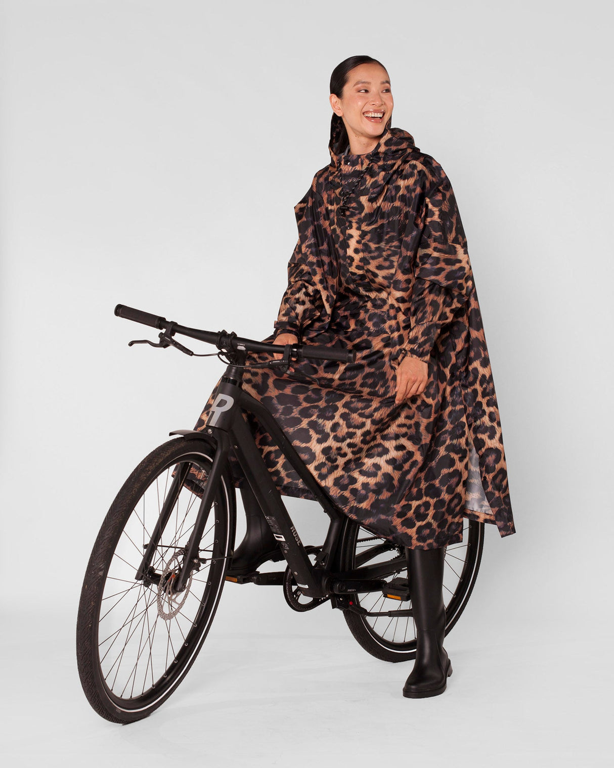 Dark Leopard Waterproof Poncho