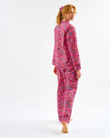 Fuchsia Forest Friends Cotton Pyjama Set