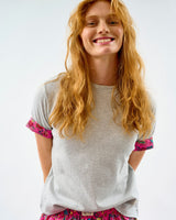 Fuchsia-Forest-Friends-Grey-Cotton-T-Shirt