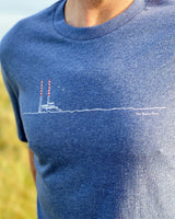 Poolbeg Chimneys/Pigeon House Organic Cotton T-Shirt