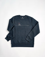 Poolbeg Chimneys/Pigeon House Organic Cotton Blend Sweatshirt