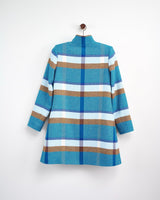 Teal Pheasant Lambswool Coat