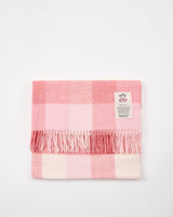 Pink-Check-Lambswool-Baby-Blanket