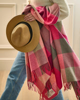 Pink Fields Lambswool Throw