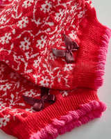 Pink-Little-Flower-Ankle-Socks