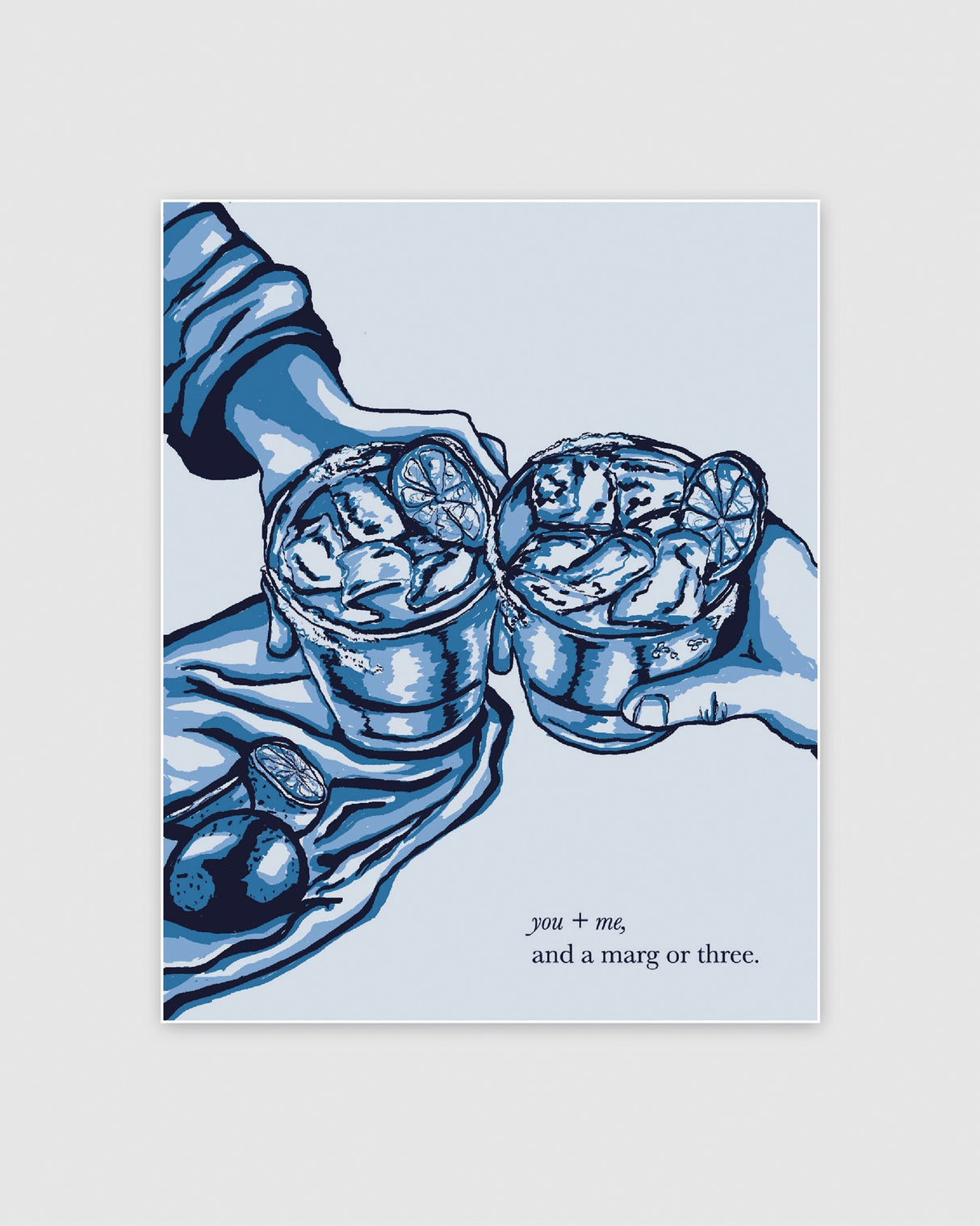 Marg Or Three Print