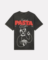 Washed-Black-Pasta-Graphic-T-Shirt