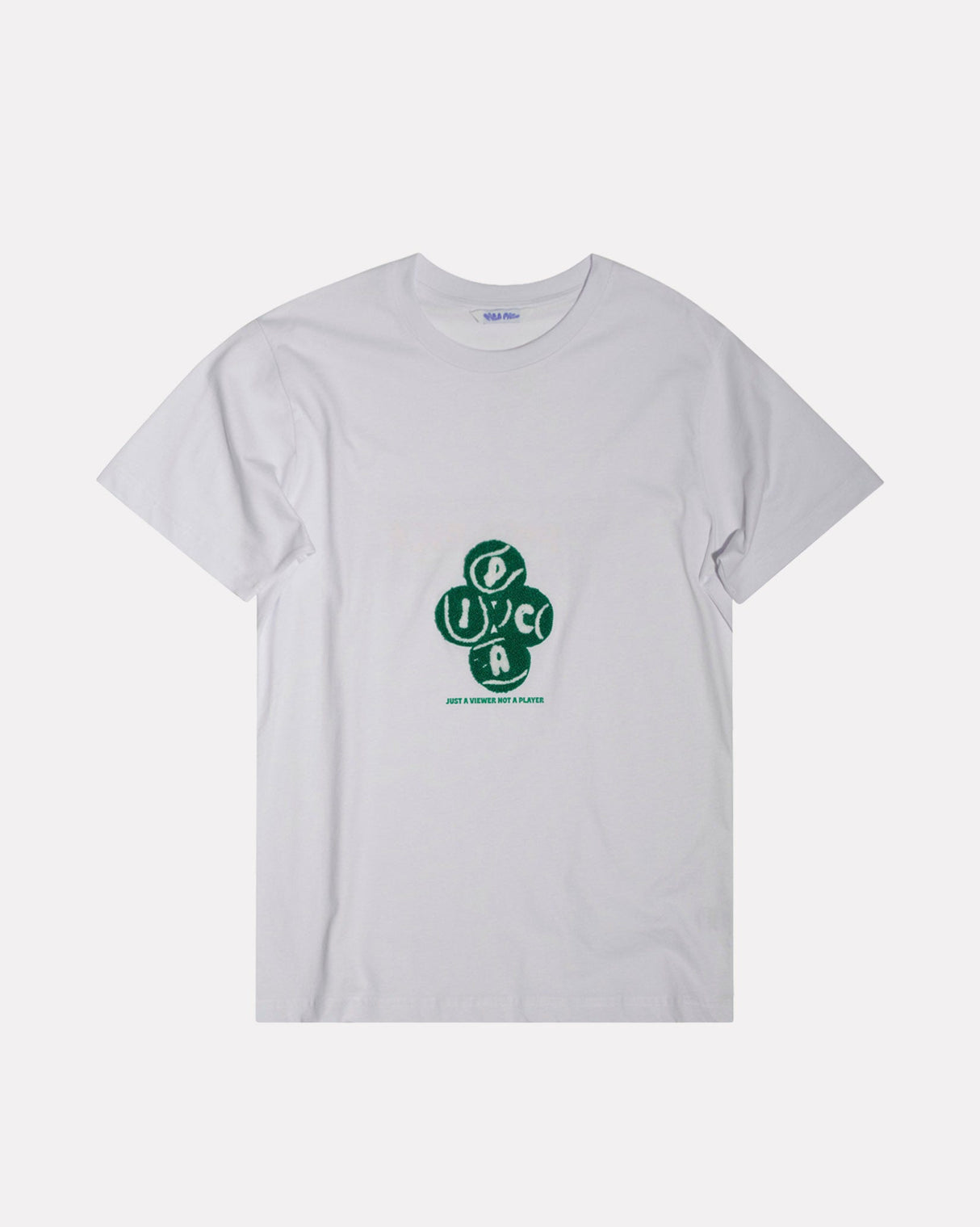 White-'Tennis-Balls'-Graphic-T-Shirt