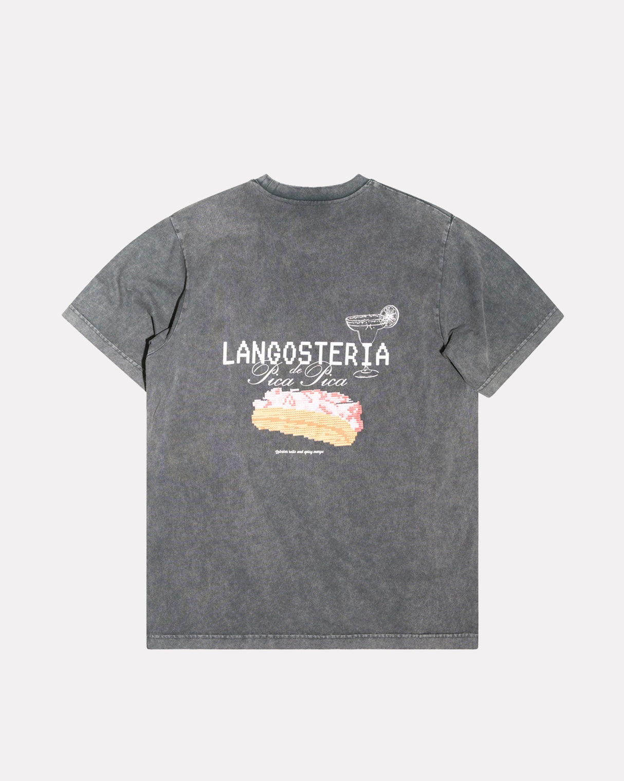 Black-'Langosteria'-Graphic-T-Shirt