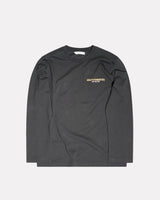 Black-'Sun'-Long-Sleeve-Graphic-T-Shirt