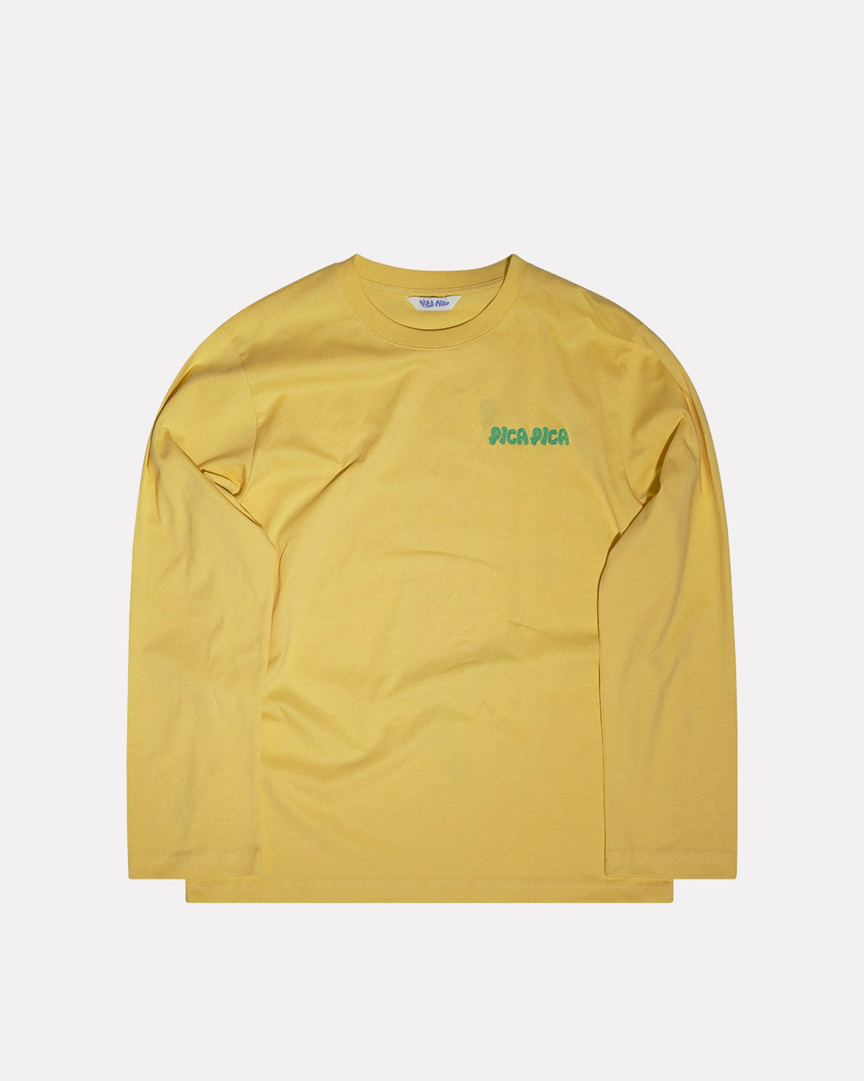 Yellow-'Tinto-De-Verano'-Long-Sleeve-Graphic-T-Shirt