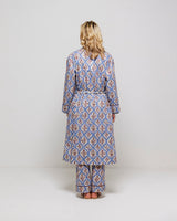 Blue-Pretty-Trellis-Cotton-Dressing-Gown
