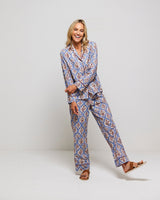 Blue-Pretty-Trellis-Cotton-Pyjama-Set