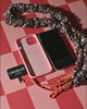 Leopard Print Scrunchie Phone Strap