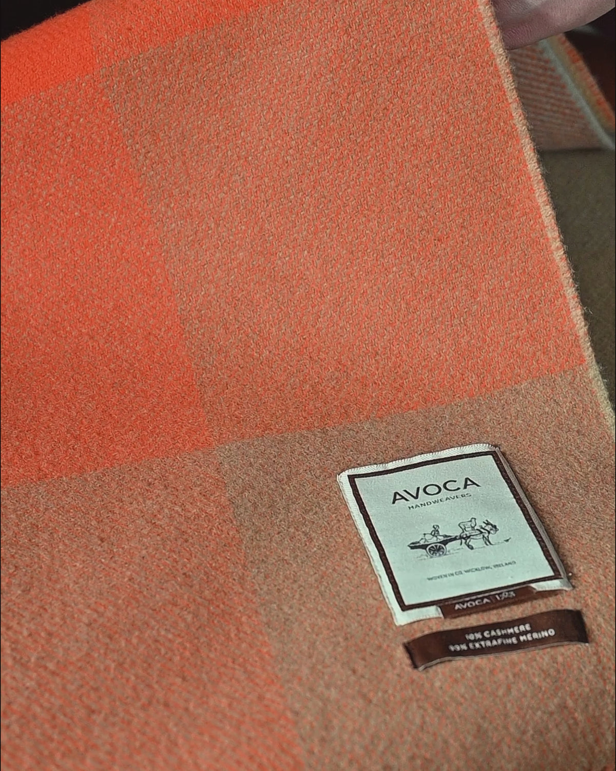 Sandstone Gradient Double Sided Cashmere & Merino Throw