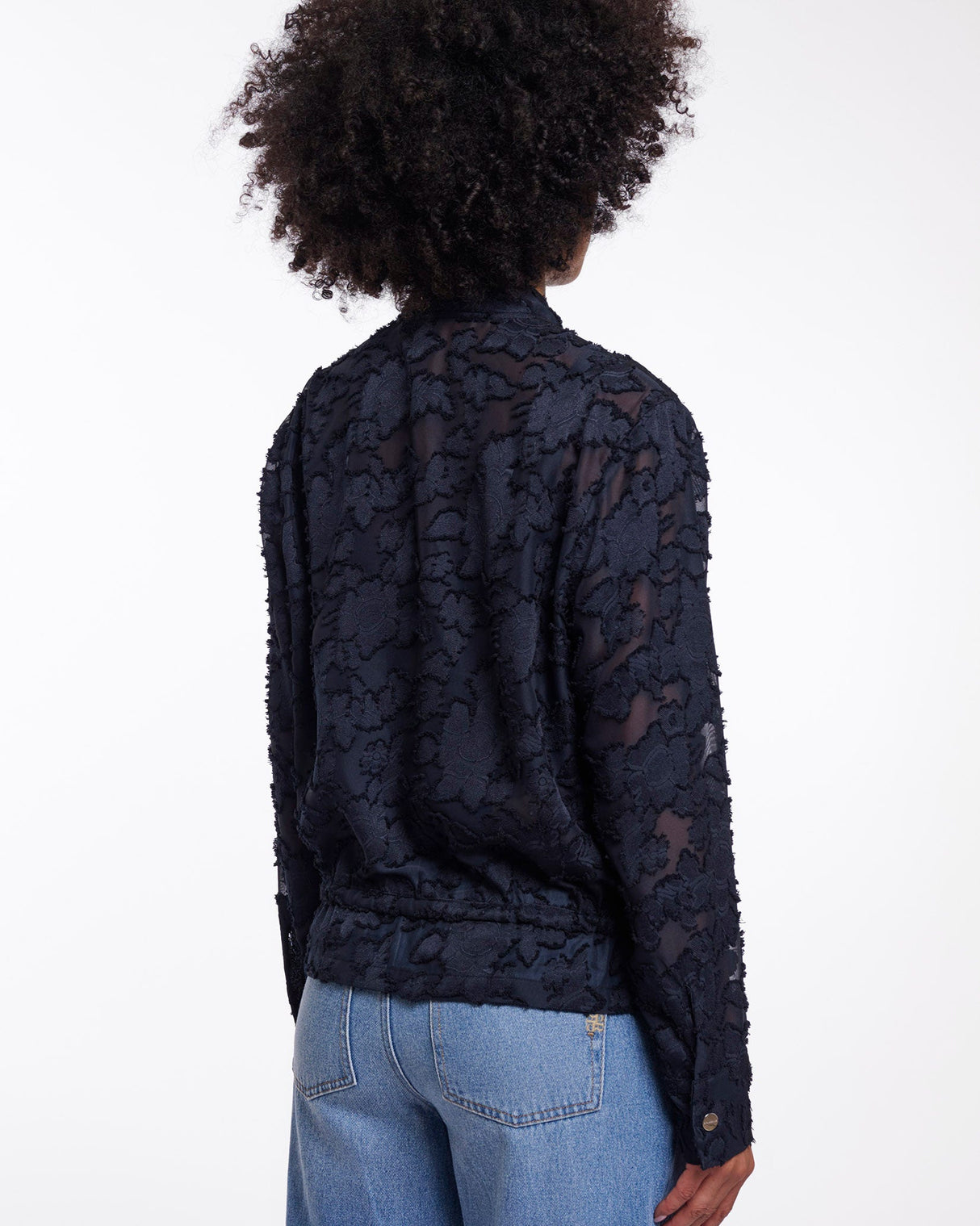 Dark-Navy-Priori-Patterned-Jacket
