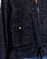 Dark Navy Priori Patterned Jacket