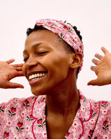 Pink Tulip Cotton Hair Band