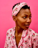 Pink Tulip Cotton Hair Band