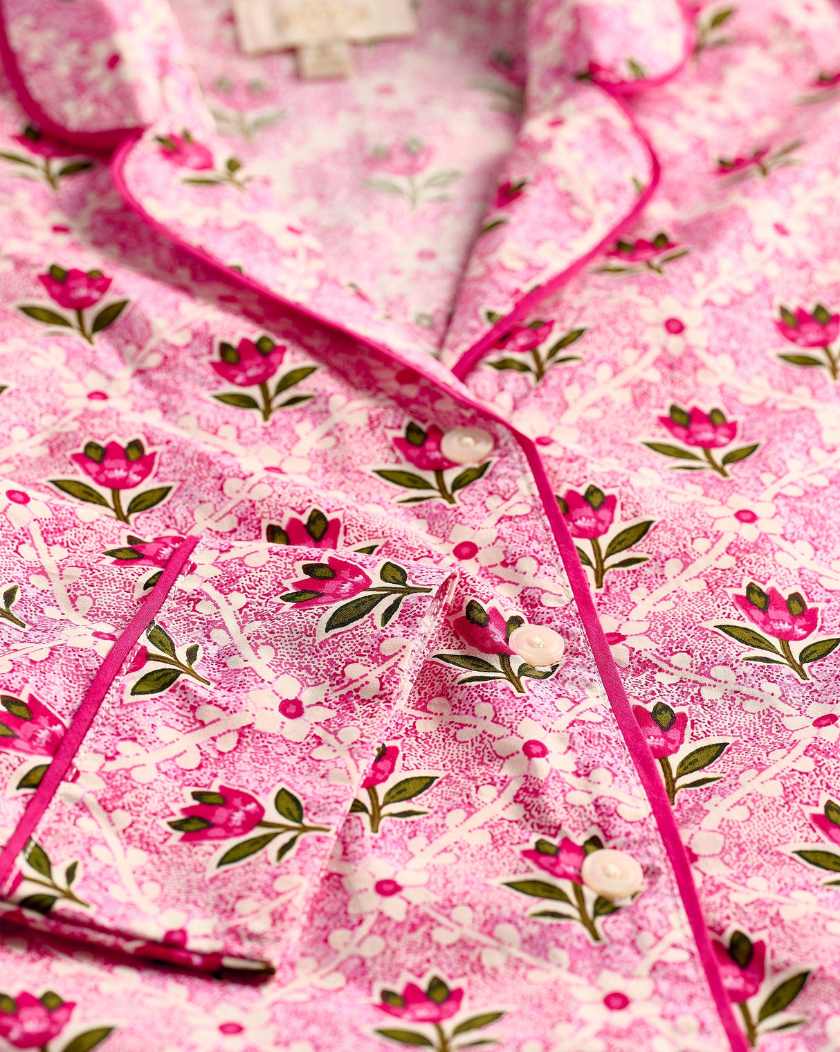 Pink-Tulip-Cotton-Pyjama-Set
