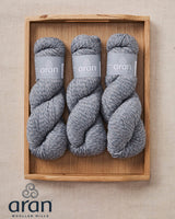 Light Grey Aran Supersoft Merino Yarn Skein