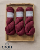 Raspberry Aran Supersoft Merino Yarn Skein