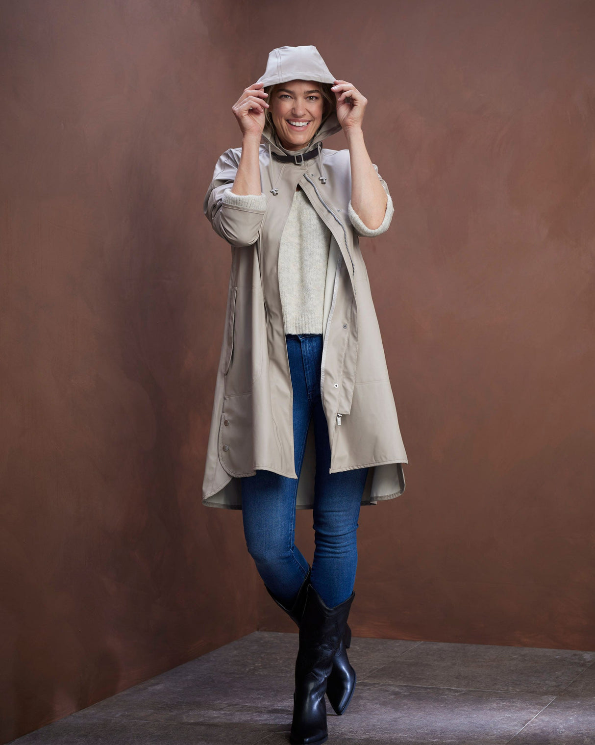 Atmosphere A-Line Parka Raincoat