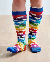 Rainbow Sheep Knee Socks