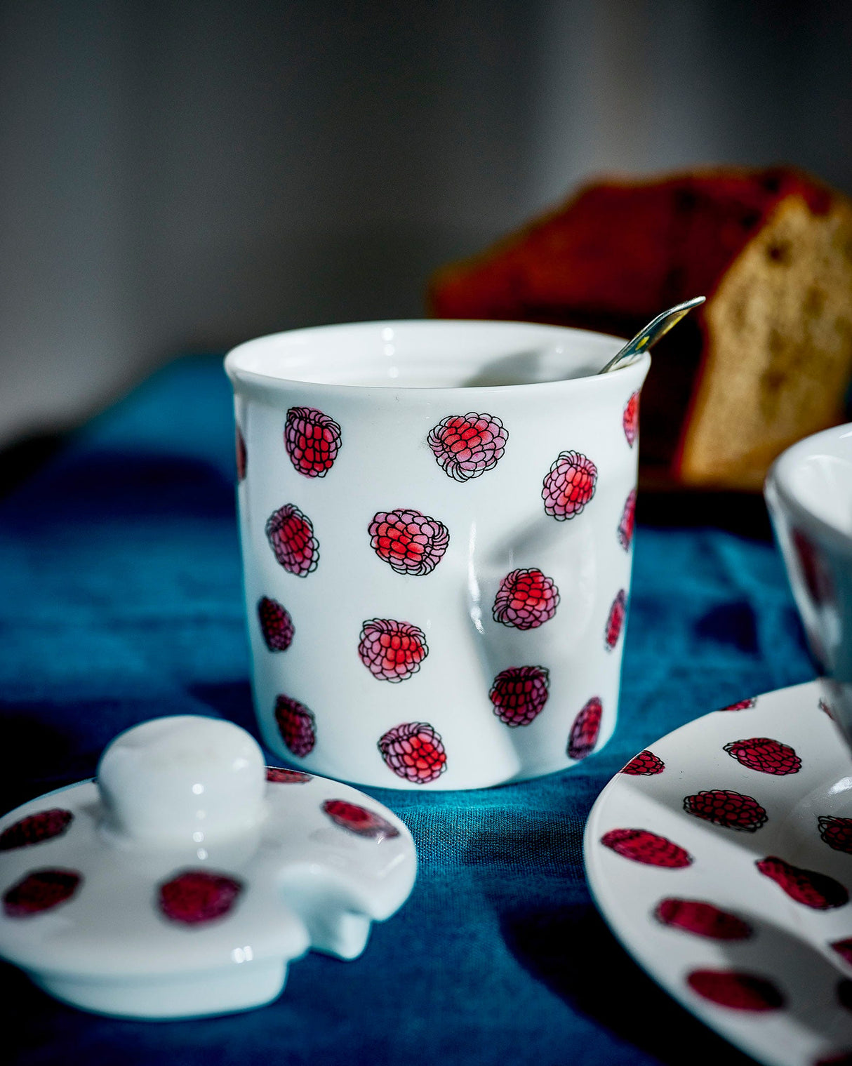 Raspberry Jam & Sugar Pot