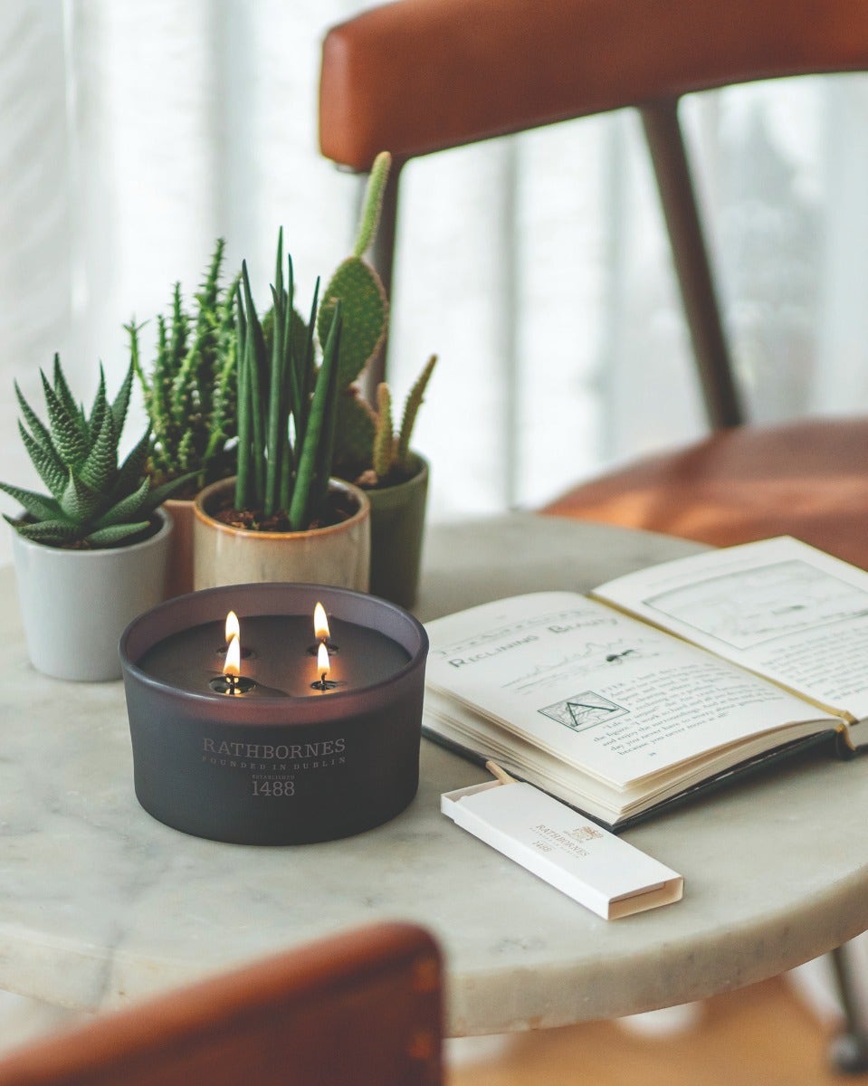 Dublin Dusk Smoked Oud & Ozonic Accord Luxury 4 Wick Candle