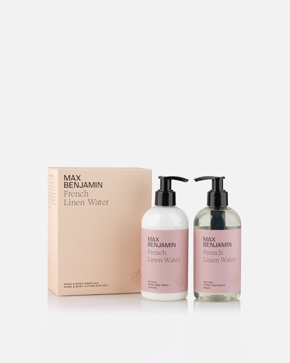 French Linen Water Hand Wash & Lotion Gift Set