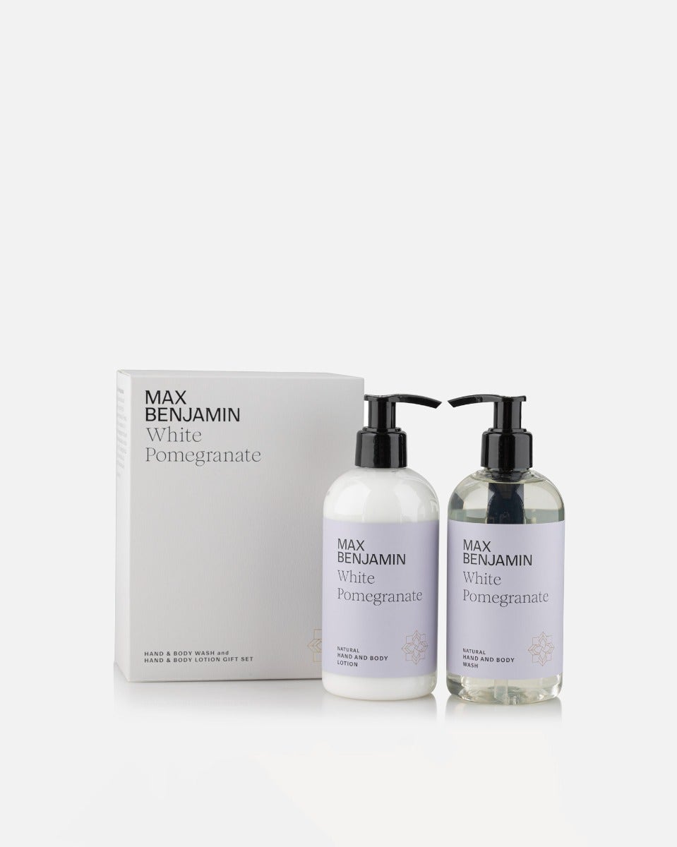 White Pomegranate Hand Wash & Lotion Gift Set