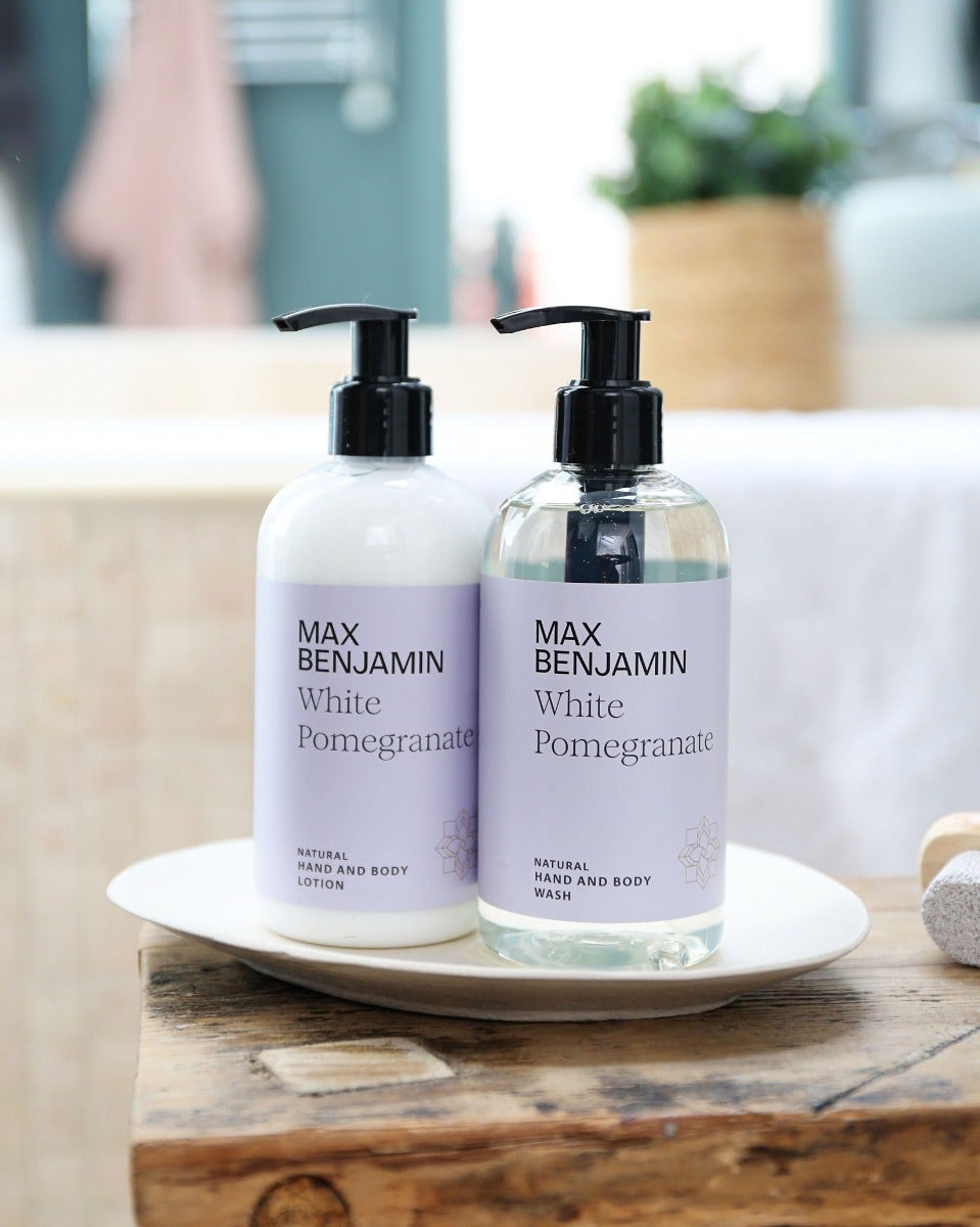 White Pomegranate Hand Wash & Lotion Gift Set