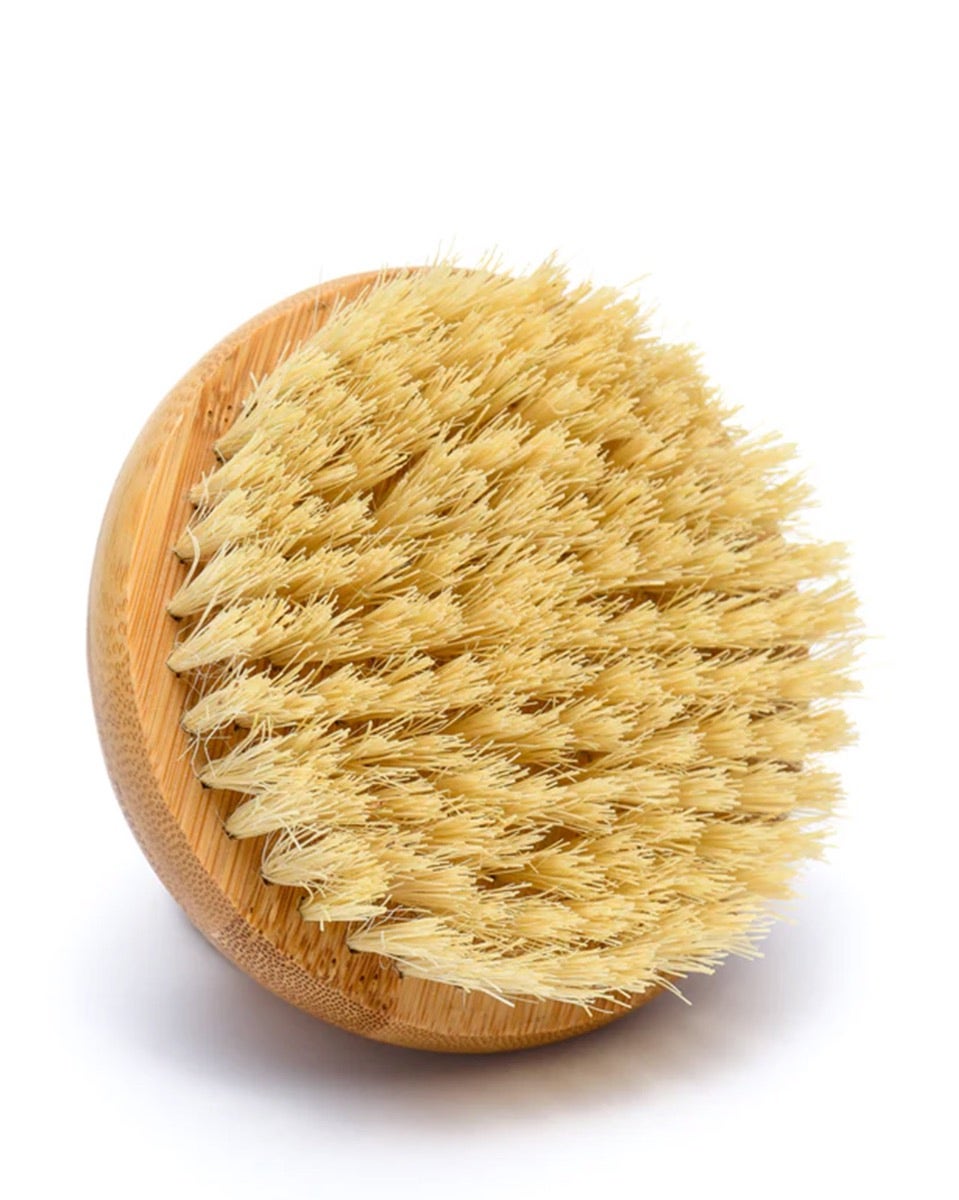 Round Natural Bamboo Body Brush