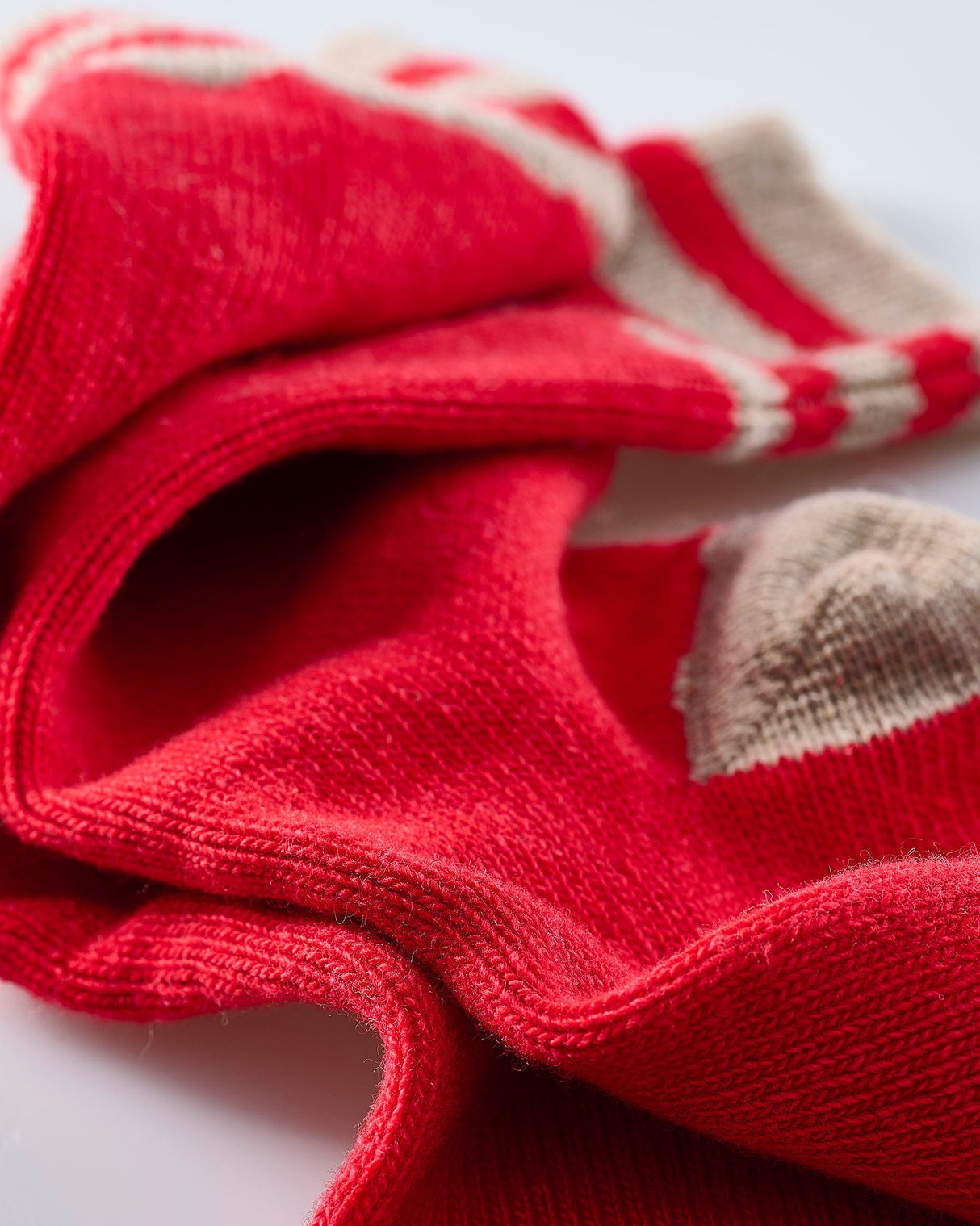 Red-_-Light-Beige-Cashmere-Blend-Men_s-Socks