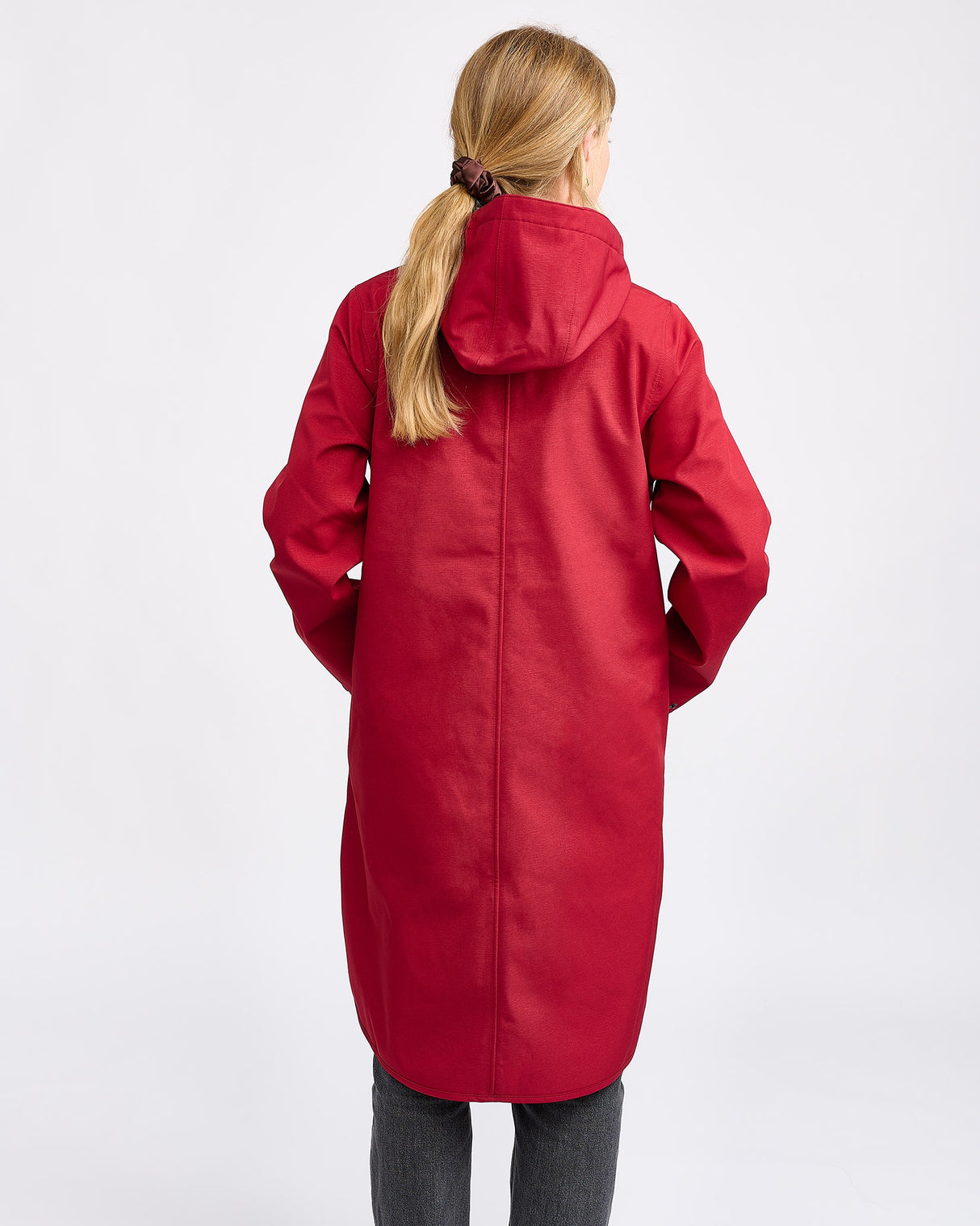 Rhubarb-A-Line-Soft-Shell-Raincoat