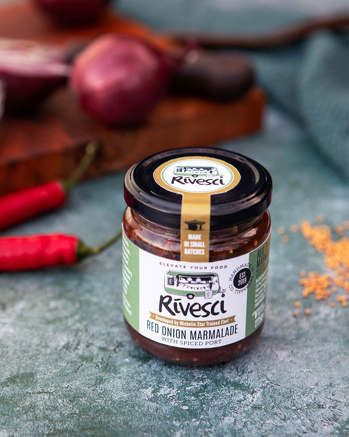 Rívesci Red Onion Marmalade with Spiced Port