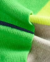 Cobble-Neon-Green-Brushed-Lambswool-Scarf