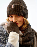 Cocoa & Vole Lambswool Fingerless Mittens
