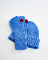 Tahiti Blue Brushed Lambswool Rona Hat